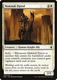 Makindi Patrol, Battle for Zendikar