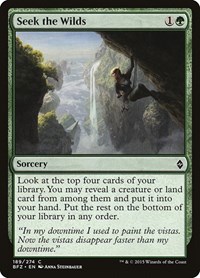 Seek the Wilds, Battle for Zendikar