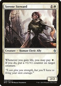 Serene Steward, Battle for Zendikar