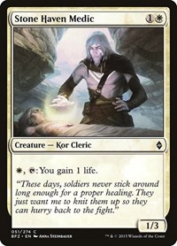 Stone Haven Medic, Battle for Zendikar