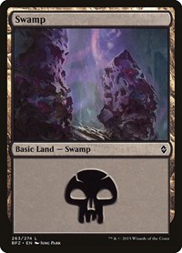 Swamp (263), Battle for Zendikar