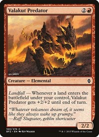 Valakut Predator, Battle for Zendikar