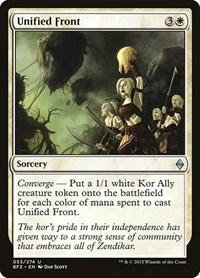 Unified Front, Battle for Zendikar