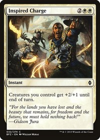 Inspired Charge, Battle for Zendikar
