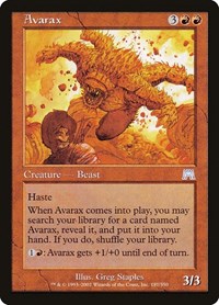 Avarax, Onslaught
