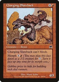 Charging Slateback, Onslaught