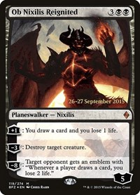 Ob Nixilis Reignited, Prerelease Cards