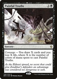 Painful Truths, Prerelease Cards