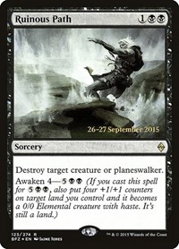 Ruinous Path, Prerelease Cards
