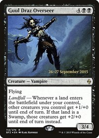 Guul Draz Overseer, Prerelease Cards