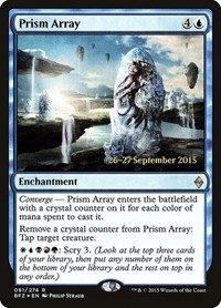Prism Array, Prerelease Cards