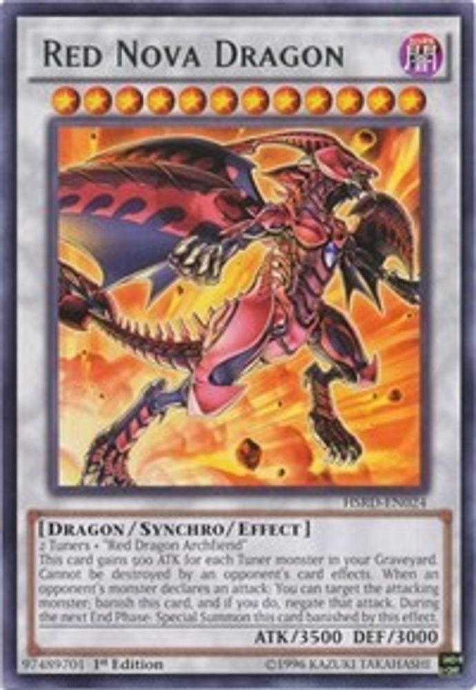Red Nova Dragon, 1st-edition, front