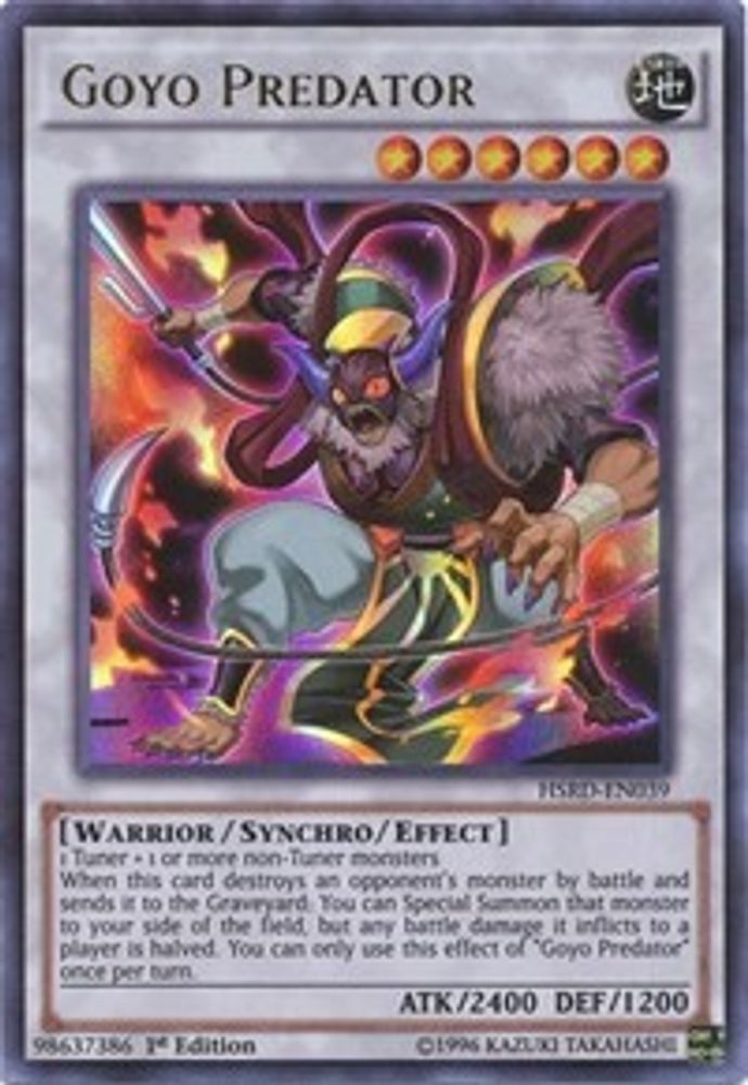 Goyo Predator, 1st-edition, front