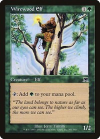 Wirewood Elf, Onslaught