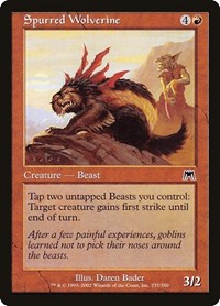Spurred Wolverine, Onslaught
