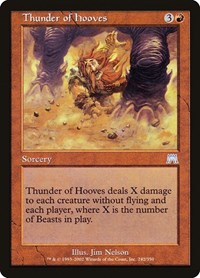 Thunder of Hooves, Onslaught