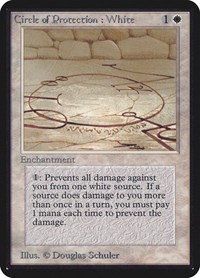 Circle of Protection: White, Alpha Edition
