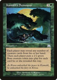 Kamahl's Summons, Onslaught