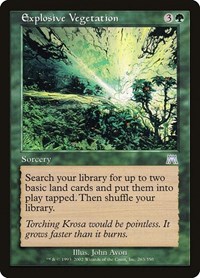 Explosive Vegetation, Onslaught