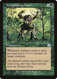 Invigorating Boon, Onslaught