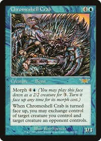 Chromeshell Crab, Legions