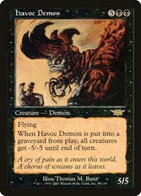 Havoc Demon, Legions