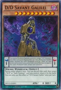 D/D Savant Galilei