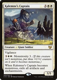 Kalemne's Captain, Commander 2015
