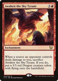 Awaken the Sky Tyrant, Commander 2015