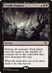 Deadly Tempest, Commander 2015