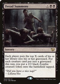 Dread Summons, Commander 2015