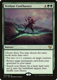 Verdant Confluence, Commander 2015