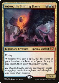Arjun, the Shifting Flame, Commander 2015
