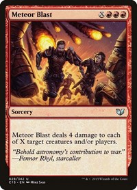 Meteor Blast, Commander 2015