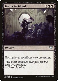 Barter in Blood, Commander 2015