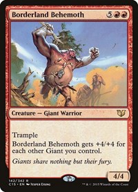 Borderland Behemoth, Commander 2015