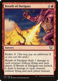 Breath of Darigaaz, Commander 2015
