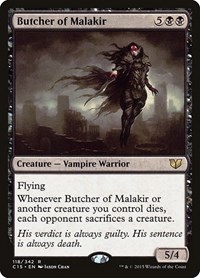 Butcher of Malakir, Commander 2015