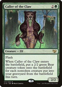 Caller of the Claw, Commander 2015