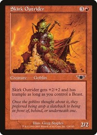 Skirk Outrider, Legions