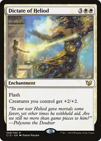 Dictate of Heliod, Commander 2015