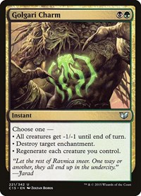 Golgari Charm, Commander 2015
