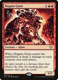 Magma Giant, Commander 2015