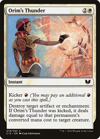 Orim's Thunder, Commander 2015