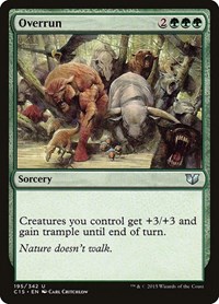 Overrun, Commander 2015