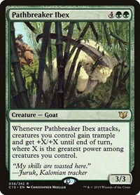 Pathbreaker Ibex, Commander 2015