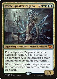Prime Speaker Zegana, Commander 2015