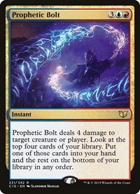 Prophetic Bolt, Commander 2015