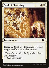 Seal of Cleansing, Commander 2015