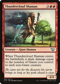 Thundercloud Shaman, Commander 2015